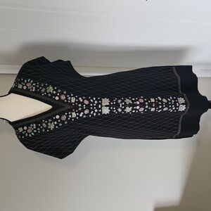 Zara floral painted tunic dress, size small